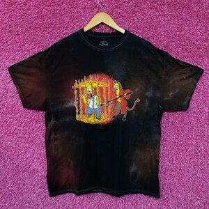 The Simpsons Treehouse of Horror Satan Mr Flanders Tie Dye L